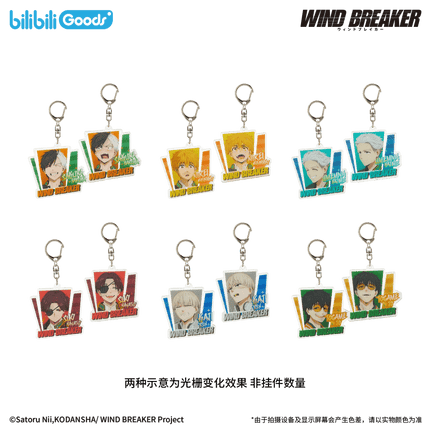 WIND BREAKER | Feng Zhi Shou Hu Series Metal Pin & Charm Blind Box Bilibili Anime Goods - FUNIMECITY