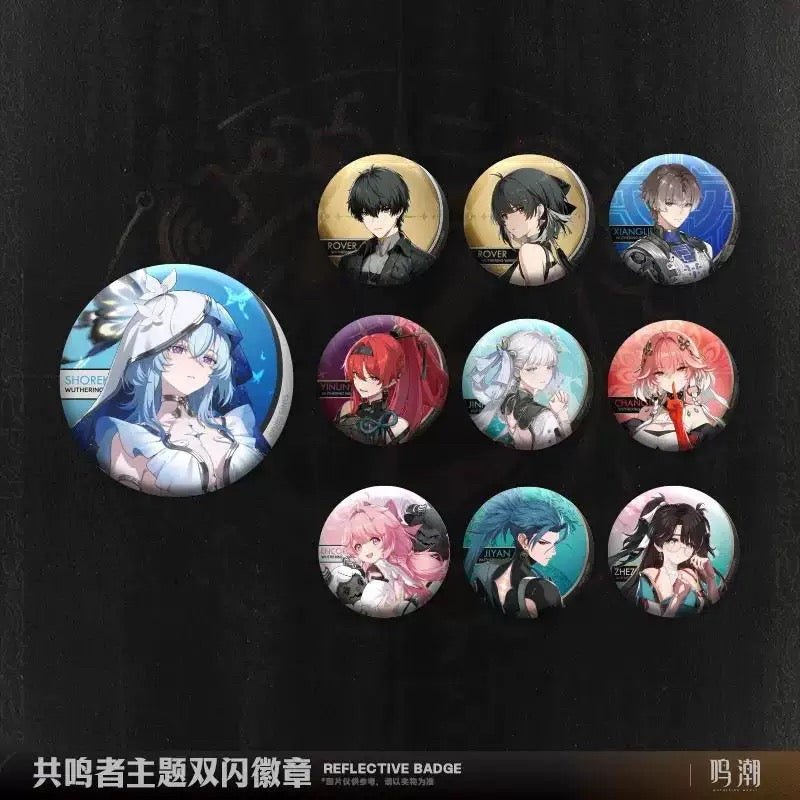 Wuthering Waves | Gong Ming Zhe Series Badge Set Li Ting Anime Goods - FUNIMECITY