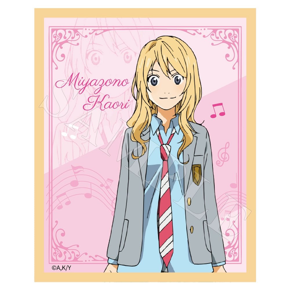 Your Lie in April | Badge & Charm & Shikishi Board & Necklace Set XINGHEDONGMAN - FUNIMECITY Your Lie in April - Xing He - Shikishi Board - Miyazono Kaori