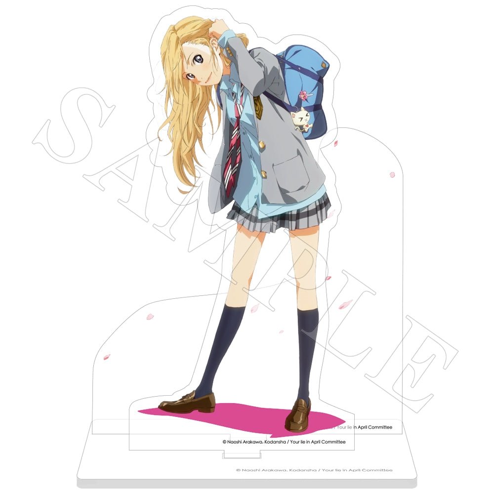 Your Lie in April | Miyazono Kaori Badge & Charm & Acrylic Stand Figure & Quicksand Standee Set XINGHEDONGMAN - FUNIMECITY Your Lie in April - 宫园薰 - Acrylic Stand Figure - B