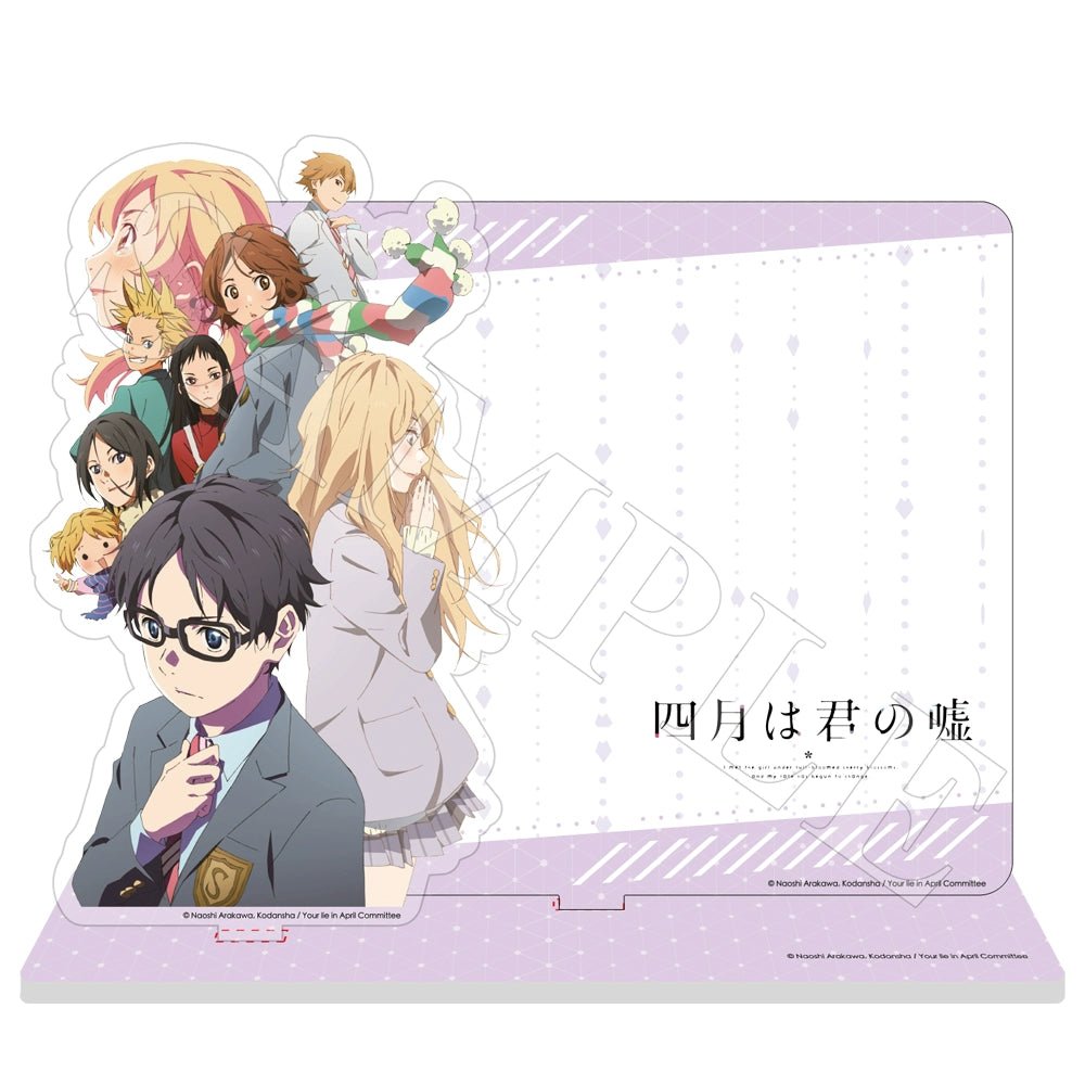 Your Lie in April | Miyazono Kaori Badge & Charm & Acrylic Stand Figure & Quicksand Standee Set XINGHEDONGMAN - FUNIMECITY Your Lie in April - 宫园薰 - Acrylic Stand Figure - C