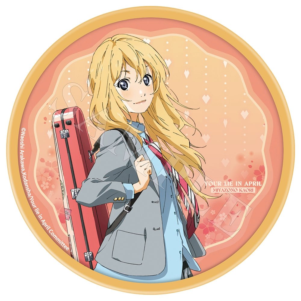 Your Lie in April | Miyazono Kaori Badge & Charm & Acrylic Stand Figure & Quicksand Standee Set XINGHEDONGMAN - FUNIMECITY Your Lie in April - 宫园薰 - Coaster - A