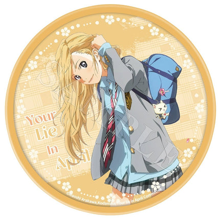 Your Lie in April | Miyazono Kaori Badge & Charm & Acrylic Stand Figure & Quicksand Standee Set XINGHEDONGMAN Anime Goods - FUNIMECITY Your Lie in April - 宫园薰 - Coaster - B
