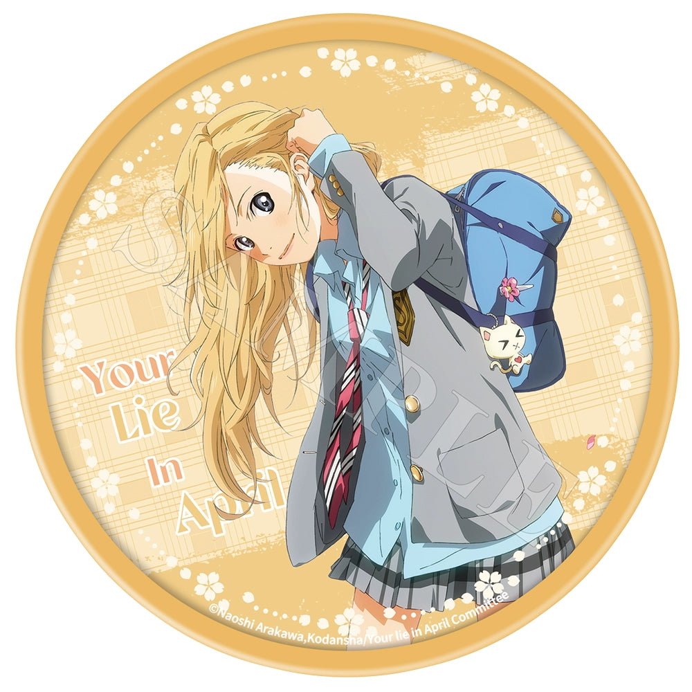 Your Lie in April | Miyazono Kaori Badge & Charm & Acrylic Stand Figure & Quicksand Standee Set XINGHEDONGMAN - FUNIMECITY Your Lie in April - 宫园薰 - Coaster - B