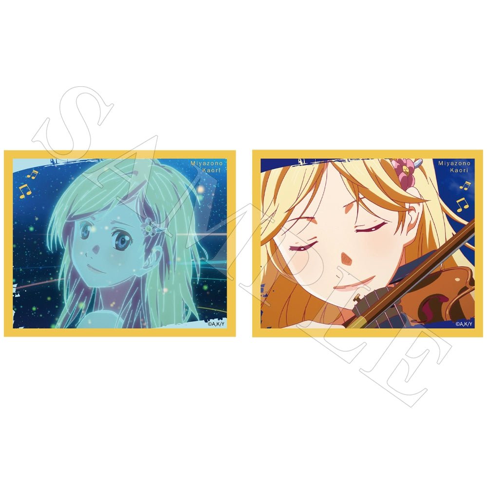 Your Lie in April | Miyazono Kaori Badge & Charm & Acrylic Stand Figure & Quicksand Standee Set XINGHEDONGMAN - FUNIMECITY Your Lie in April - 宫园薰 - Shikishi Board Set