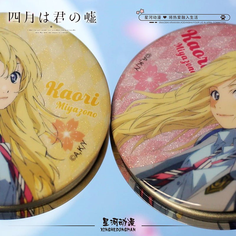 Your Lie in April | Miyazono Kaori Badge Set XINGHEDONGMAN Anime Badge - FUNIMECITY