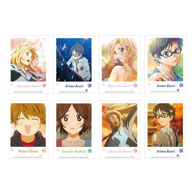 Your Lie in April | Polaroid Set XINGHEDONGMAN Art Card - FUNIMECITY