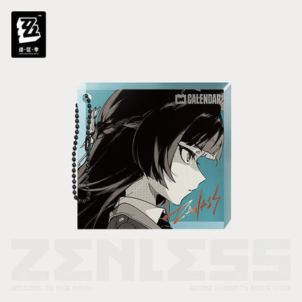 Zenless Zone Zero | Shi Guang Tiao Pin Series Acrylic Charm & Steel Mirror Badge Jue Qu Ling Anime Goods - Funimecity 