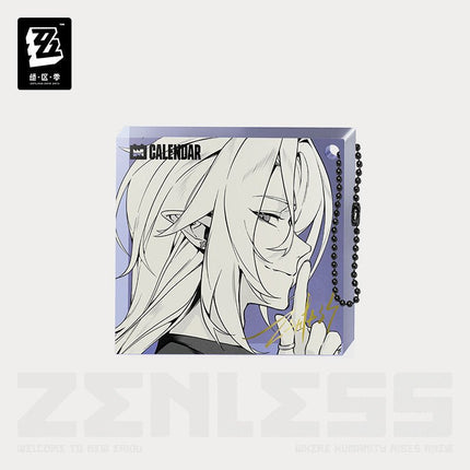Zenless Zone Zero | Shi Guang Tiao Pin Series Acrylic Charm & Steel Mirror Badge Jue Qu Ling Anime Goods - Funimecity 