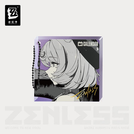 Zenless Zone Zero | Shi Guang Tiao Pin Series Acrylic Charm & Steel Mirror Badge Jue Qu Ling Anime Goods - Funimecity 