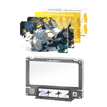 147*96mm / 影画系列对空六课 / Acrylic Card Set  + Frame - Asaba Harumasa