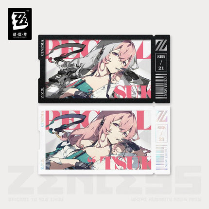 Zenless Zone Zero | Ying Hua Series Dui Kong Liu Ke Badge & Art Card Set Jue Qu Ling Anime Goods - FUNIMECITY 