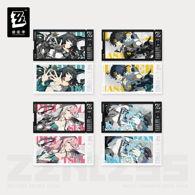 Zenless Zone Zero | Ying Hua Series Dui Kong Liu Ke Badge & Art Card Set Jue Qu Ling Anime Goods - FUNIMECITY 