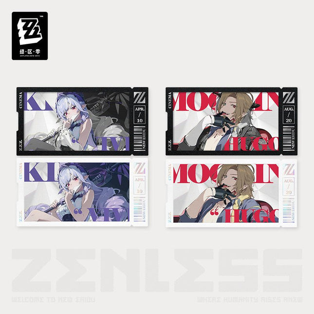 Zenless Zone Zero | Ying Hua Series Fan She Niao Badge & Art Card Set & Acrylic Charm Jue Qu Ling Anime Goods - FUNIMECITY 