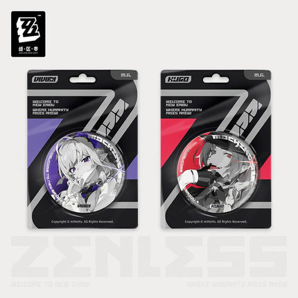 Zenless Zone Zero | Ying Hua Series Fan She Niao Badge & Art Card Set & Acrylic Charm Jue Qu Ling Anime Goods - FUNIMECITY 