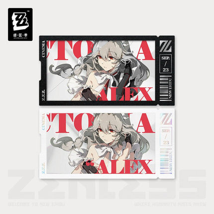 Zenless Zone Zero | Ying Hua Series Wei Duo Li Ya Jia Zheng Badge & Art Card Set & Acrylic Charm Jue Qu Ling Anime Goods - FUNIMECITY 