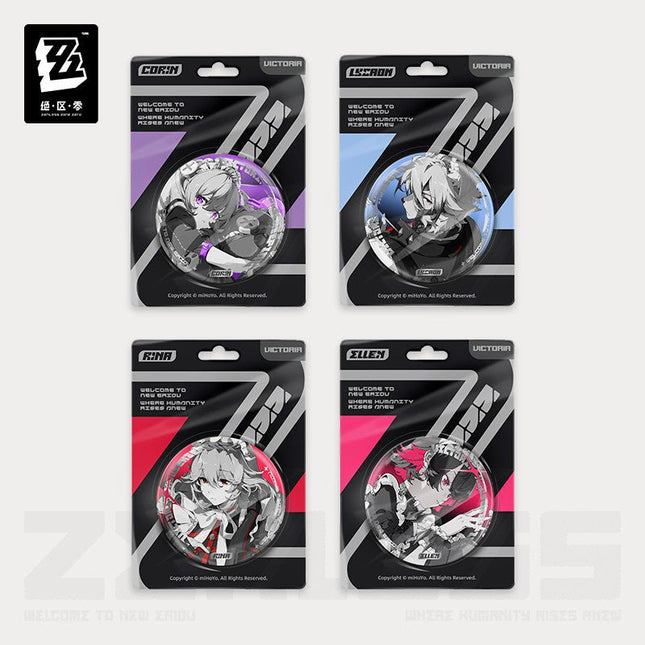 Zenless Zone Zero | Ying Hua Series Wei Duo Li Ya Jia Zheng Badge & Art Card Set & Acrylic Charm Jue Qu Ling Anime Goods - FUNIMECITY 