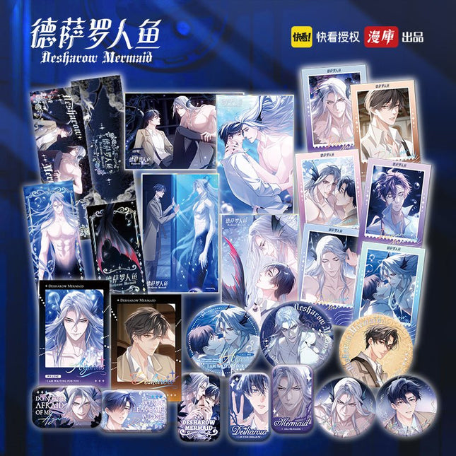 Desharow Merman | Agaras Desharow Destiny Series Badge Set & Art Cards MANCOOL Anime Goods - FUNIMECITY