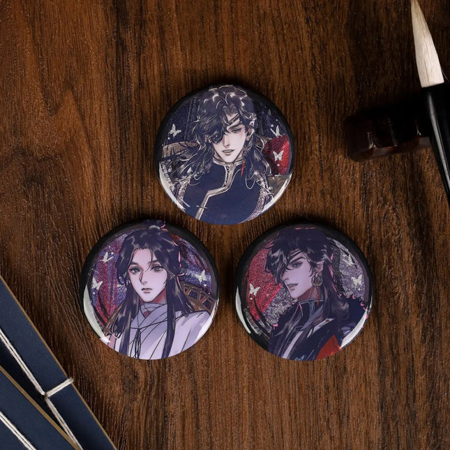 Heaven Official's Blessing | Gi Le Fang Hua Cheng & Ying Yue Feng Shang Badge Set BEMOE Anime Goods - FUNIMECITY