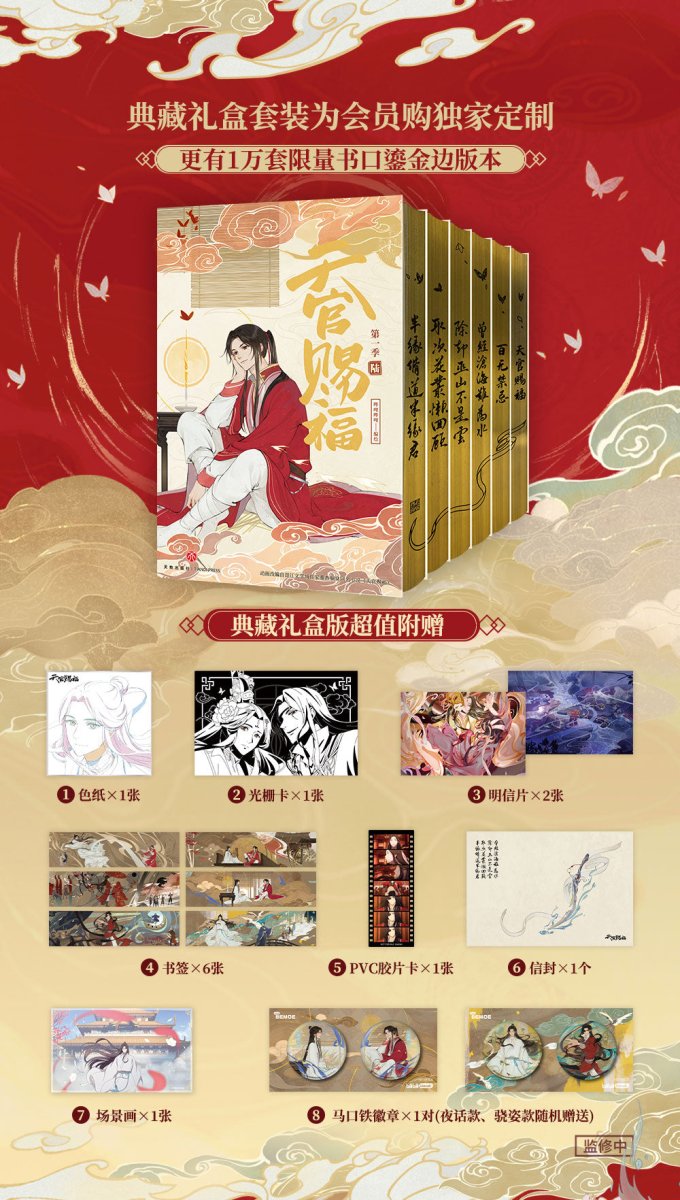 Heaven Official's Blessing | Tian Guan Ci Fu Season 1 Animation Book Ver. Bilibili Goods- FUNIMECITY