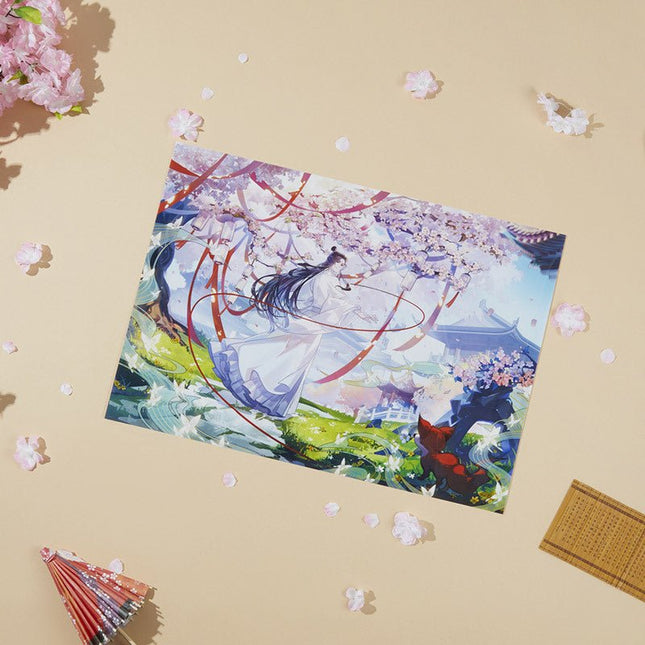 Heaven Official's Blessing | Tian Guan Ci Fu Xie Lian Hua Cheng Birthday Poster BEMOE Anime Goods - FUNIMECITY