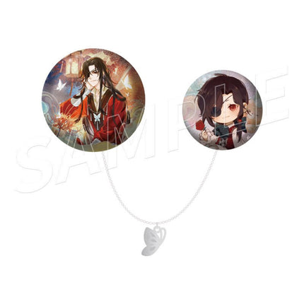 Heaven Official's Blessing | Tian Guan Ci Fu Yao Ye Hua Jian & Wu Hou Mei Gui Badge Set BEMOE Anime Goods - FUNIMECITY