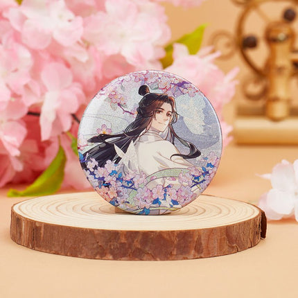 Heaven Official's Blessing | Tian Guan Ci Fu Yao Ye Hua Jian & Wu Hou Mei Gui Badge Set BEMOE Anime Goods - FUNIMECITY