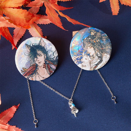 Heaven Official's Blessing | Tian Guan Ci Fu Yue Zhao Jiang Ye Badge Set BEMOE Anime Goods - FUNIMECITY