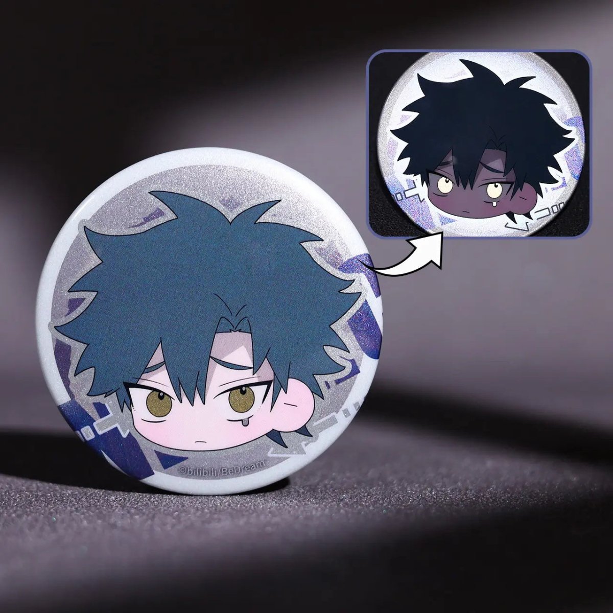 Link Click | Countdown Chibi Badge BEMOE FUNIMECITY Anime Goods