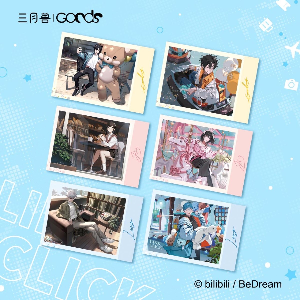 Link Click | Polaroid Cards Set Sanyueshou Goods- FUNIMECITY