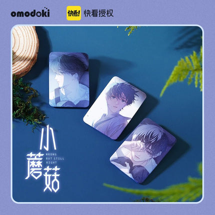 Little Mushroom | 3D Lenticular Card & Badge & Quicksand Standee Set omodoki- FUNIMECITY
