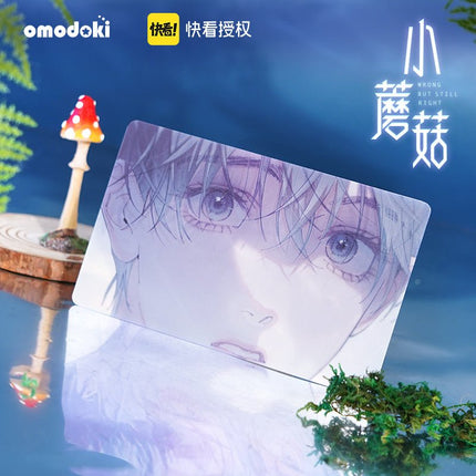 Little Mushroom | 3D Lenticular Card & Badge & Quicksand Standee Set omodoki- FUNIMECITY
