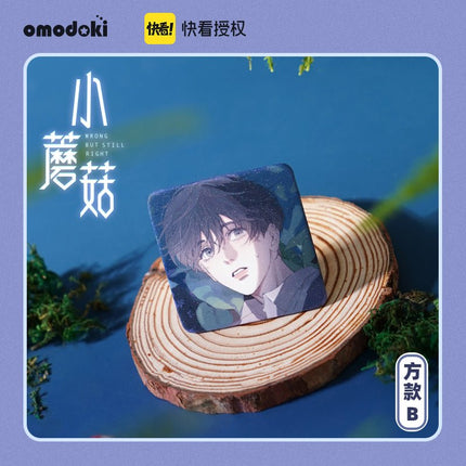 Little Mushroom | 3D Lenticular Card & Badge & Quicksand Standee Set omodoki- FUNIMECITY