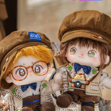 Minidoll 20 cm Plush Doll Clothes - Hans Journalist Theme MINIDOLL- FUNIMECITY