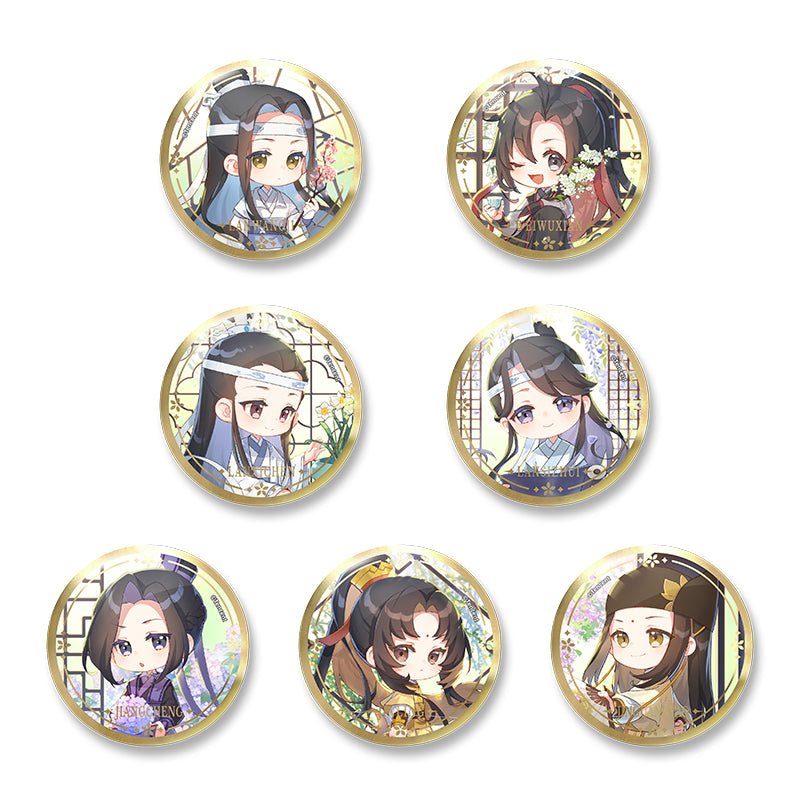 Mo Dao Zu Shi | Chun Hua Chibi Badge Set Nan Man She- FUNIMECITY