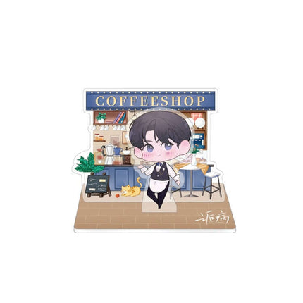 Morbid Attachment | Coffe Shop Flower Shop Chibi Acrylic Stand Figure Kuai Kan Anime Goods - FUNIMECITY GoBing - CuteStandee - Ji Wang