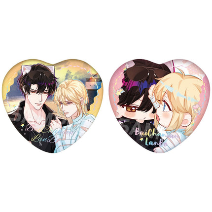 The Falling Merman | Chibi Acrylic Stand Figure & Badge Set XINGHEDONGMAN- FUNIMECITY