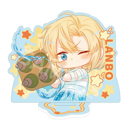 The Falling Merman | Chibi Acrylic Stand Figure & Badge Set XINGHEDONGMAN- FUNIMECITY
