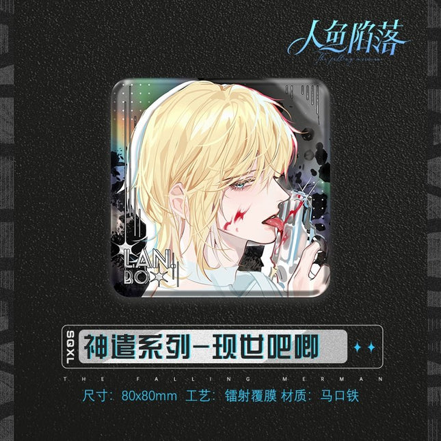 The Falling Merman | Divine Dispatch Badge Set Kuai Kan Anime Goods - FUNIMECITY