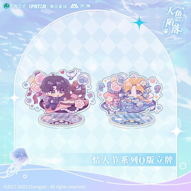 The Falling Merman | Valentine's Day Chibi Acrylic Stand Figure Aimon- FUNIMECITY