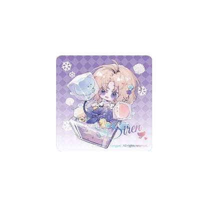 The Falling Merman | Winter Day Chibi Coasters Set Aimon- FUNIMECITY