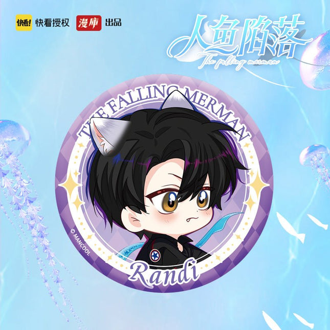 The Falling Merman | Zhua Wei Ba Chibi Badge Set Man Ku- FUNIMECITY