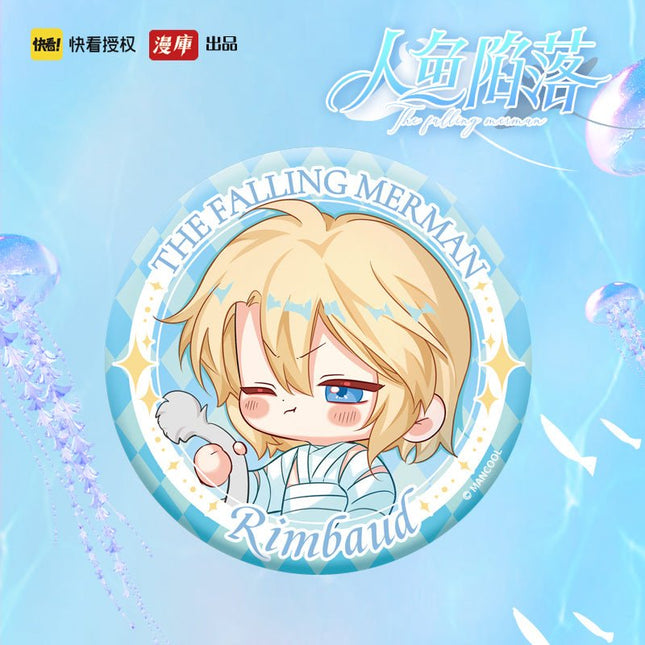 The Falling Merman | Zhua Wei Ba Chibi Badge Set Man Ku- FUNIMECITY