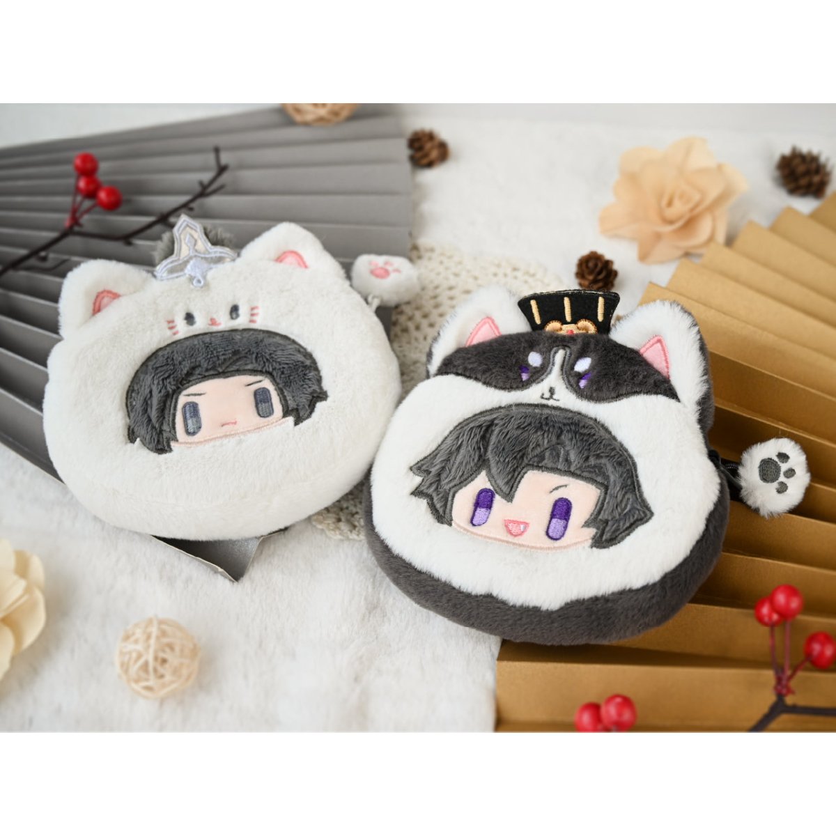 The Husky and His White Cat shops Shizun Omodoki 20 cm Plush Set