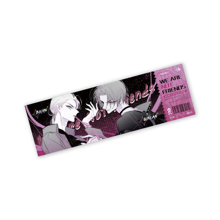 We Are Not Friends | Badge & Acrylic Stand Figure & Pendant Man Ku- FUNIMECITY